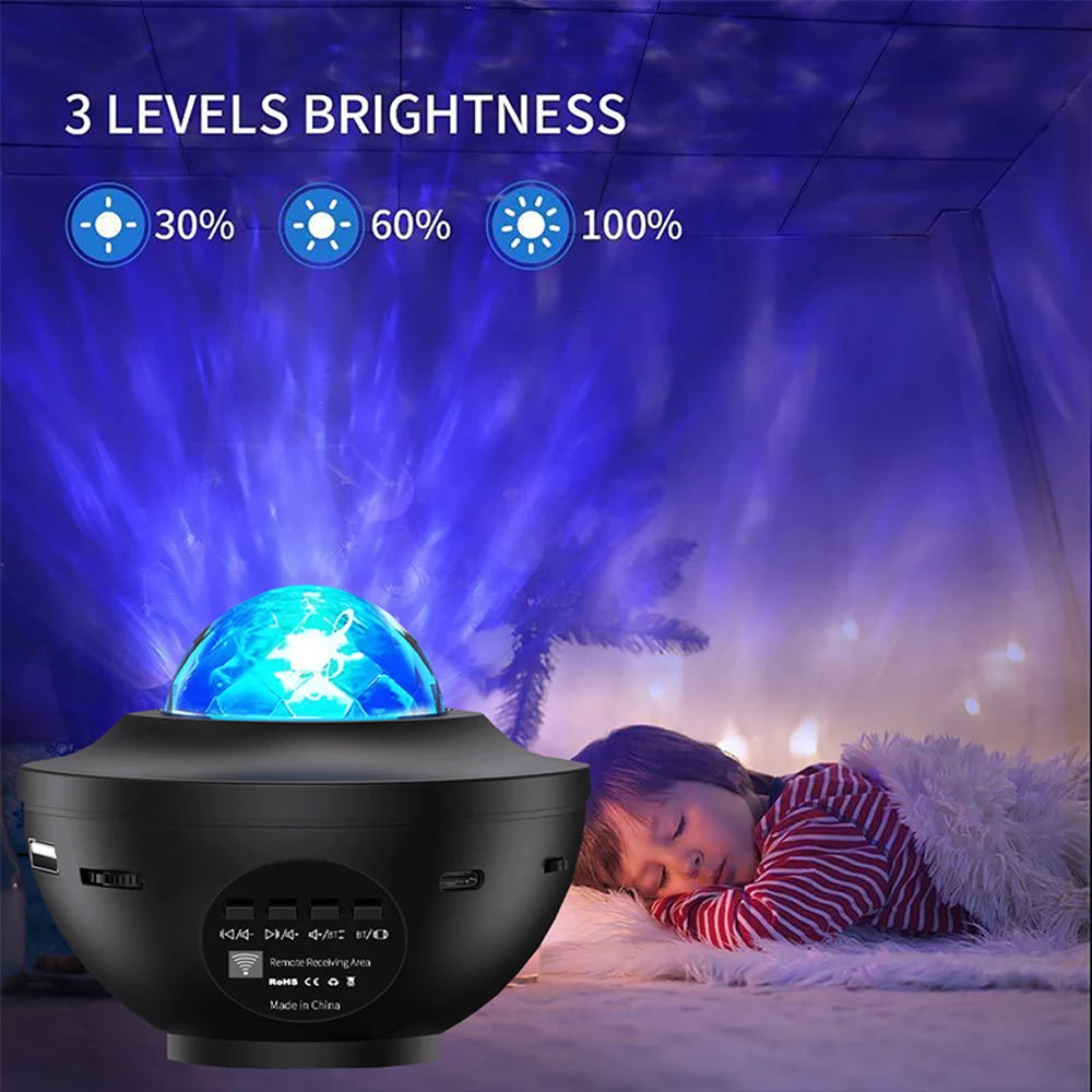 Galaxy Projector Star Projector Bluetooth Speakers Night