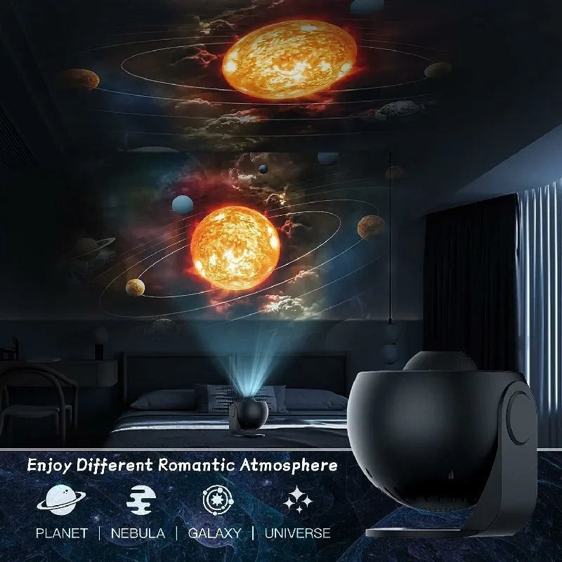 LED Night Light Galaxy Projector Starry Sky Projector 360°