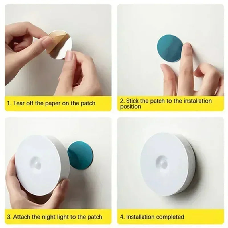 LED Night Light Motion Sensor Light (Rechargeable)