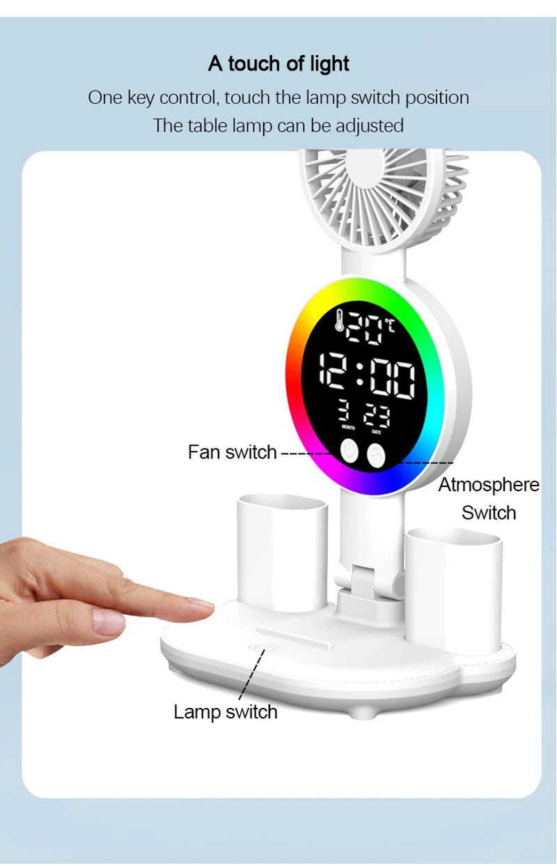 Rechargeable Led Table Lamp for Study Desk Lamp Reading Light