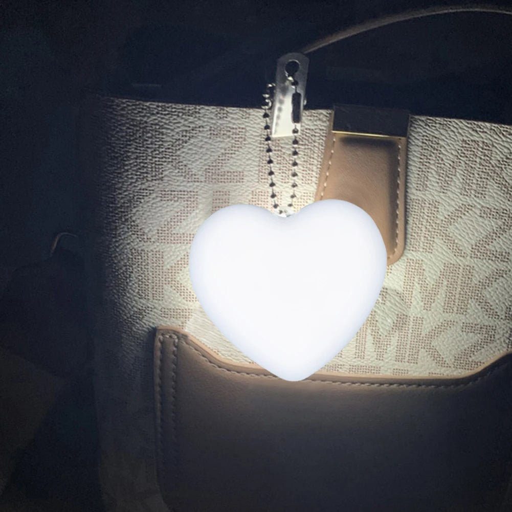LED Handbag Light Bag Lamp Heart Round Star Shaped Touch Sensor