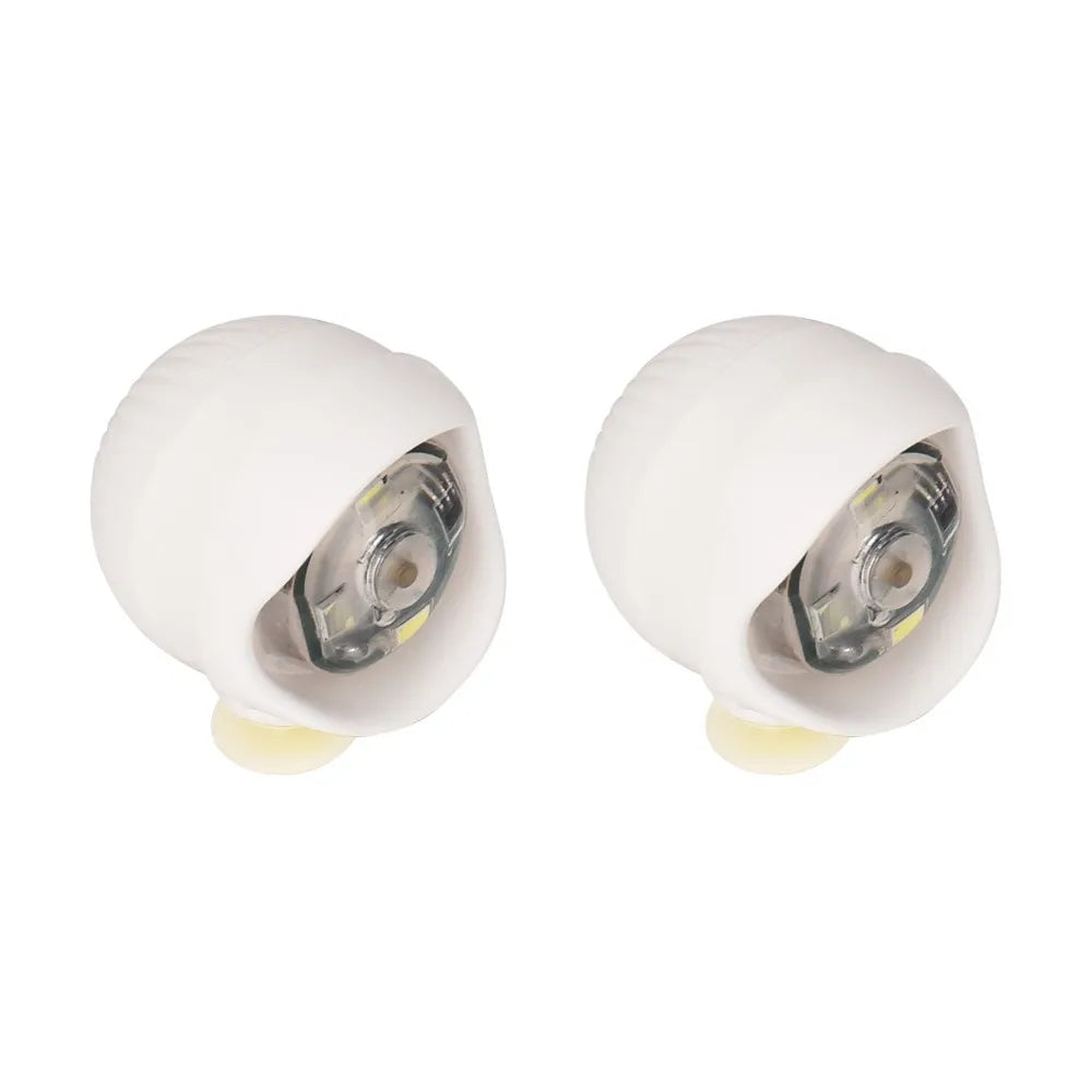 2pcs PVC LED Shoe Lights Charms Accessories for Night Rides
