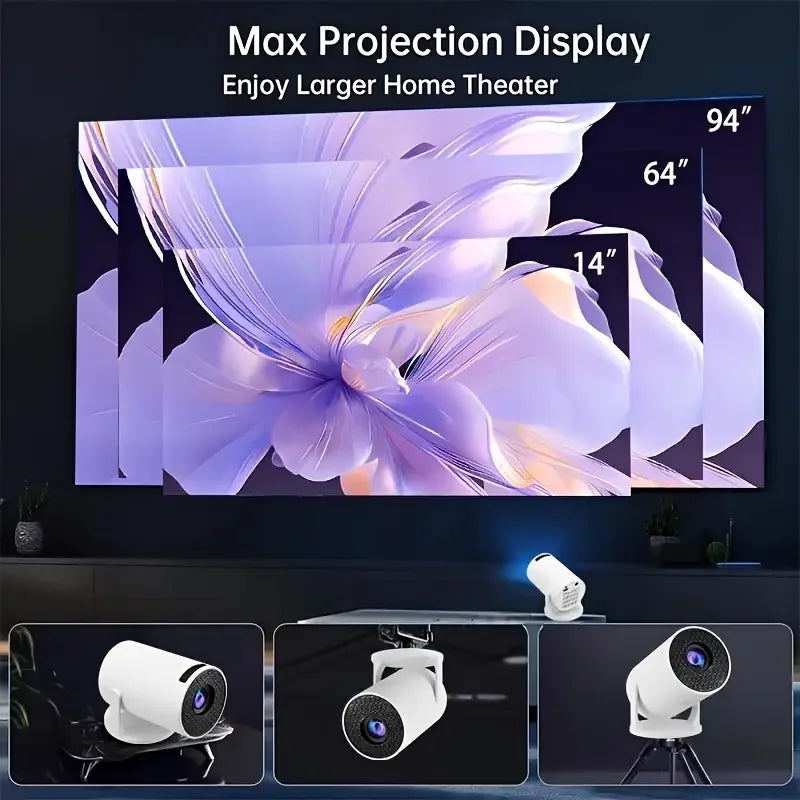 M5 4K 1080P USB plug Compact Portable Projector 