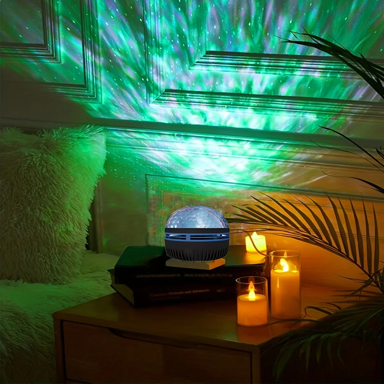 NEW Projector Light With 7 Color Patterns & Remote Control, Polar Projector Night Light