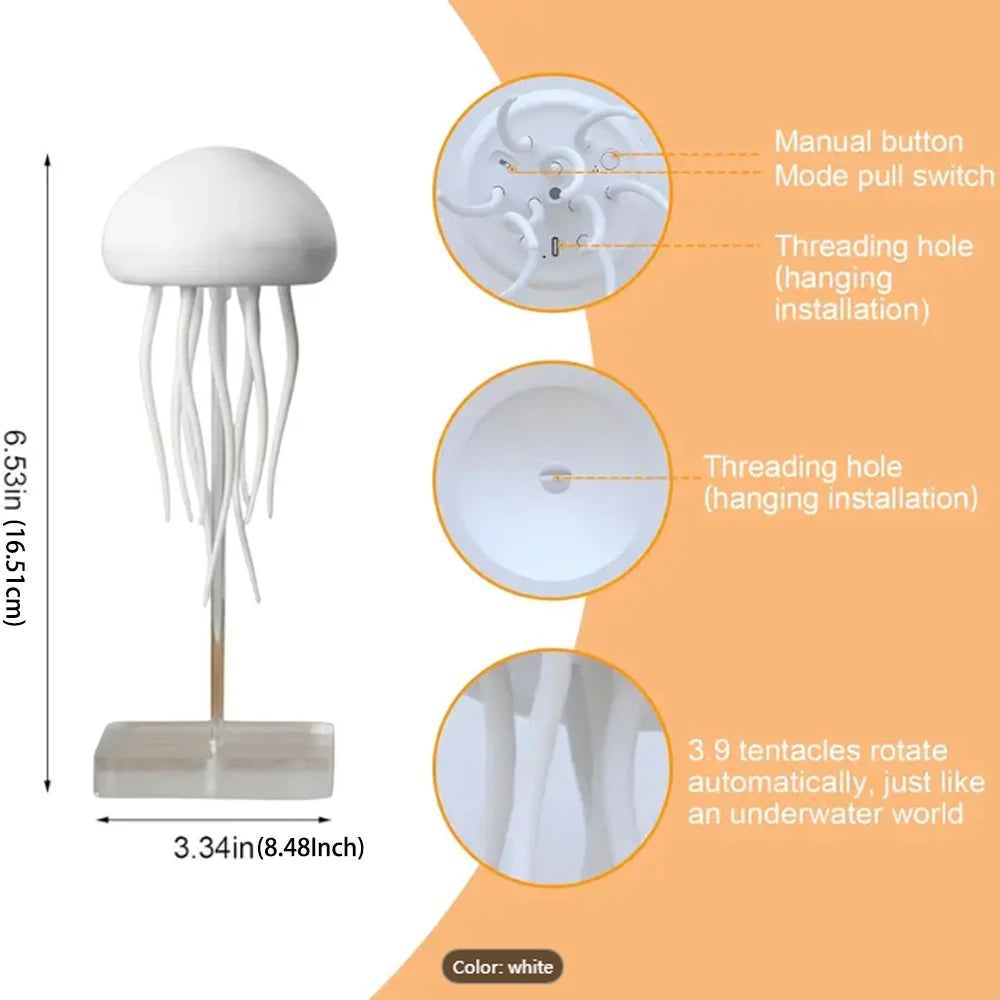 Cartoon Dancing Jellyfish Night Light