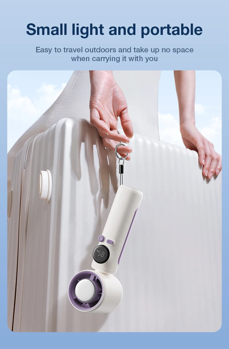 NEW Handheld Turbo Fan Portable USB rechargable