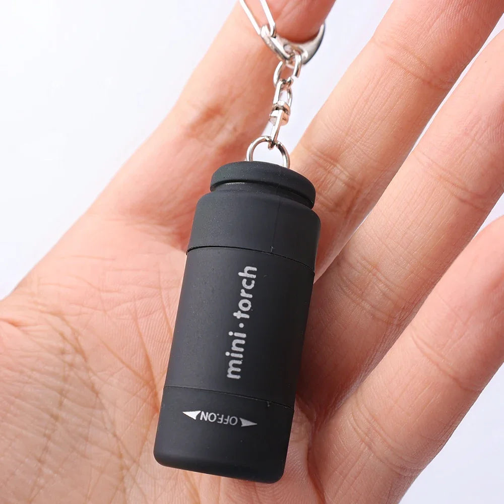 Led micro pocket flashlight portable USB rechargeable keychain flashlight waterproof