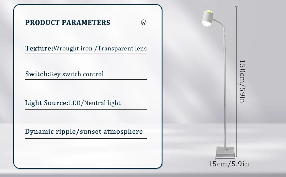 Sunset Light Projection Light Double-Sided LED Floor Light DIY Halo Sunset Light