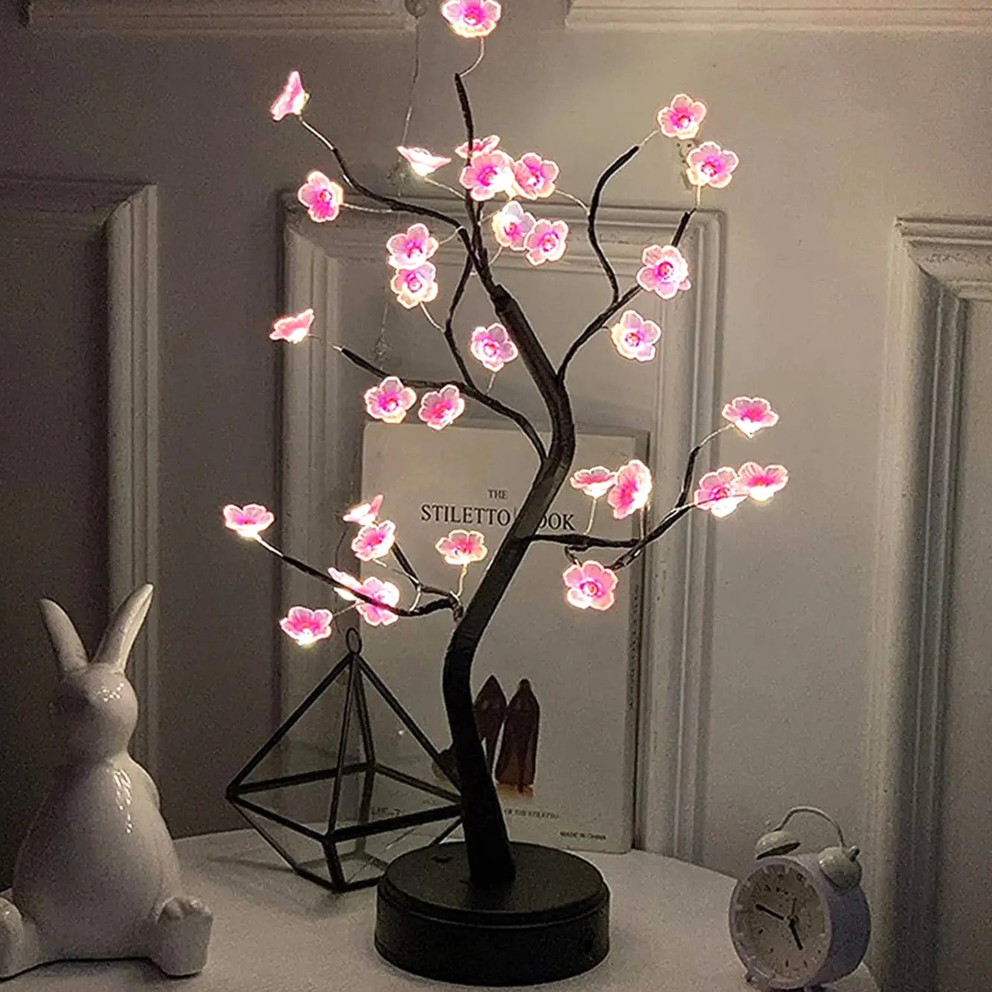 Table Tree Night Light USB/Battery Powered Touch Switch
