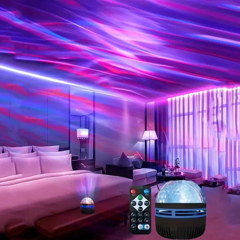 NEW Projector Light With 7 Color Patterns & Remote Control, Polar Projector Night Light