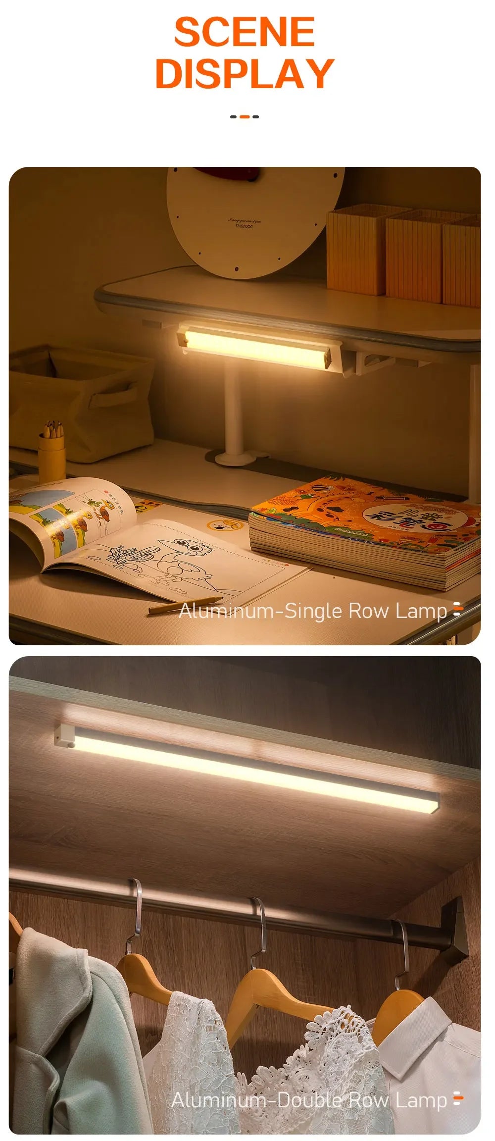 LED Night Lights Wireless Motion Sensor Wall Light