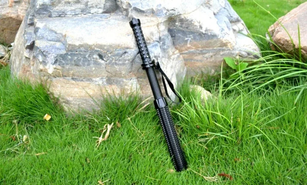 Baseball Bat LED Flashlight AluminumAlloy Focusable Zoomable Super Bright