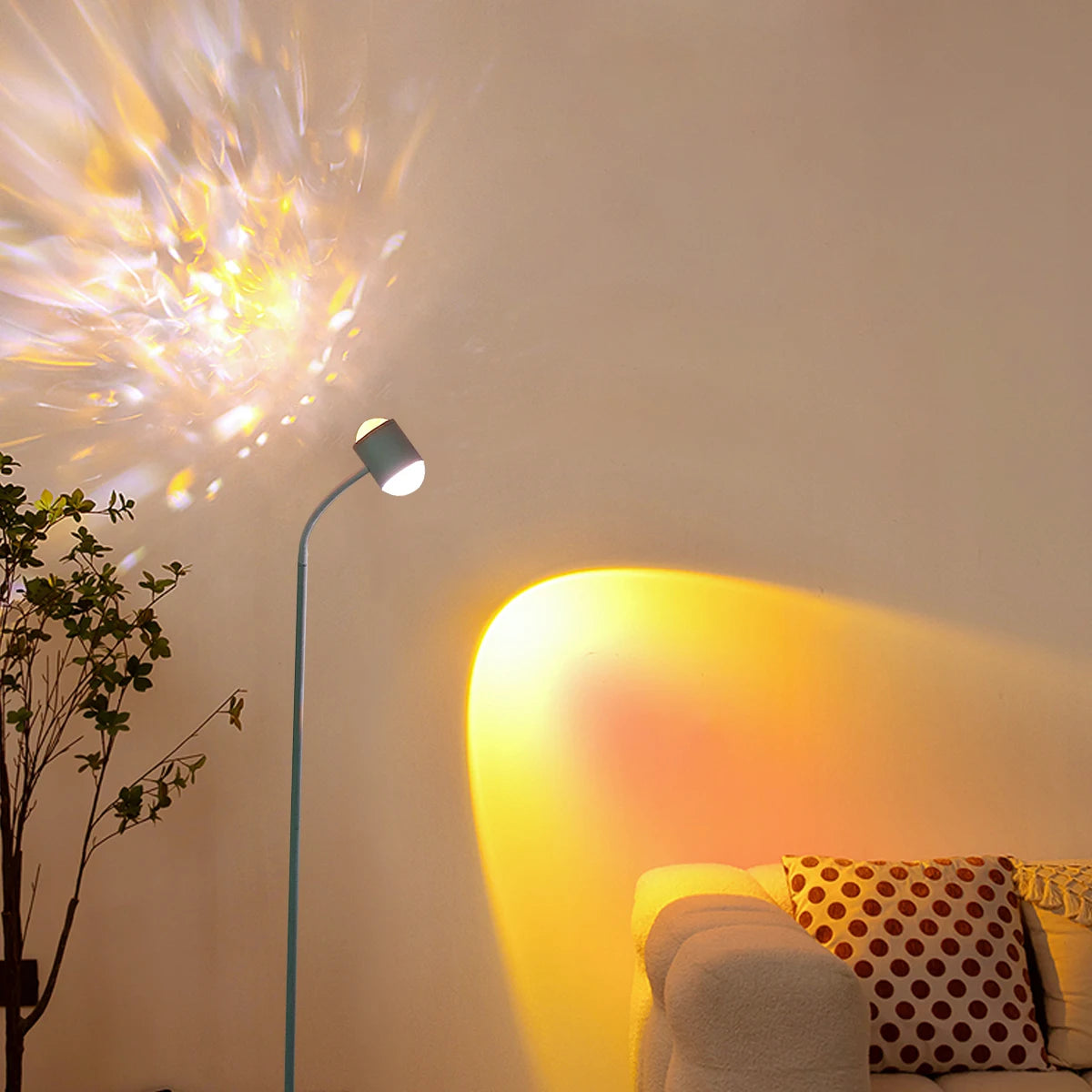 Sunset Light Projection Light Double-Sided LED Floor Light DIY Halo Sunset Light