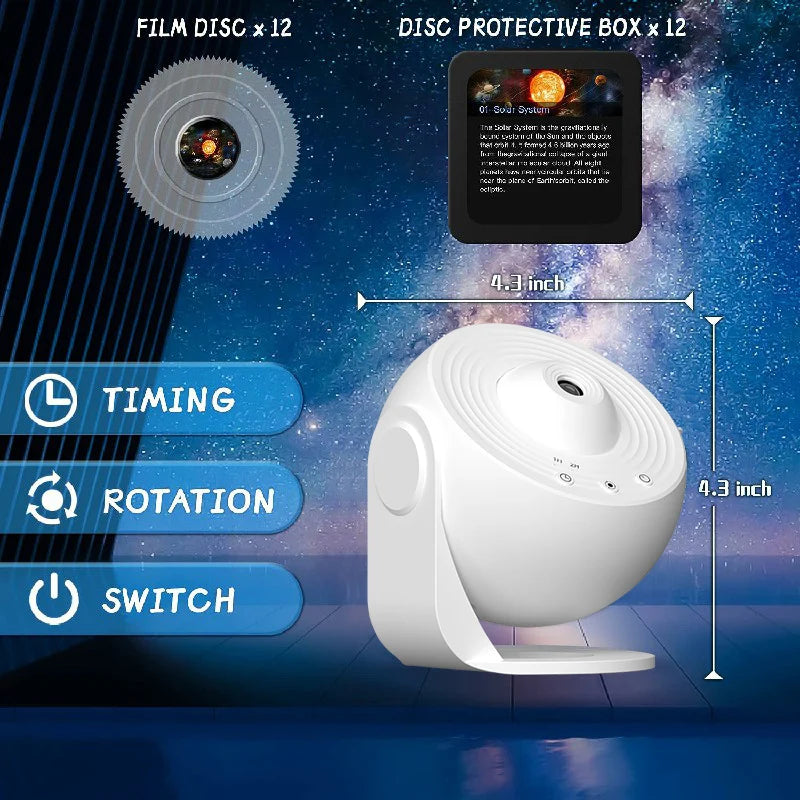LED Night Light Galaxy Projector Starry Sky Projector 360°