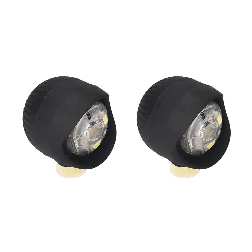 2pcs PVC LED Shoe Lights Charms Accessories for Night Rides