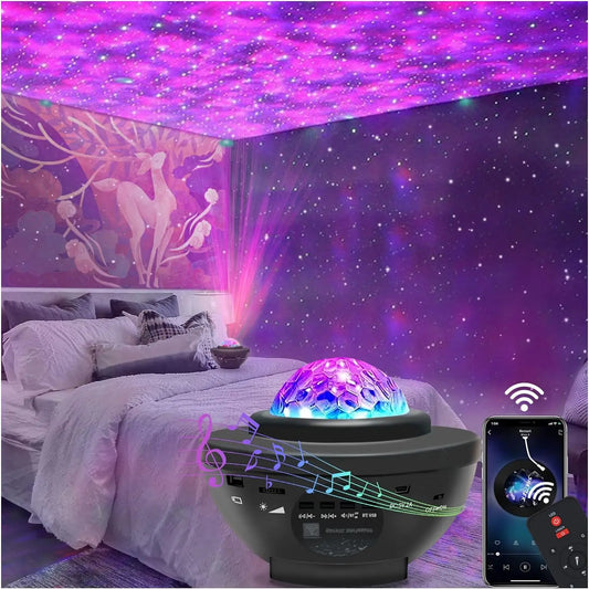 Galaxy Projector Star Projector Bluetooth Speakers Night