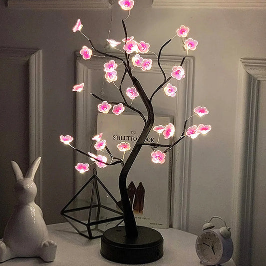 Table Tree Night Light USB/Battery Powered Touch Switch