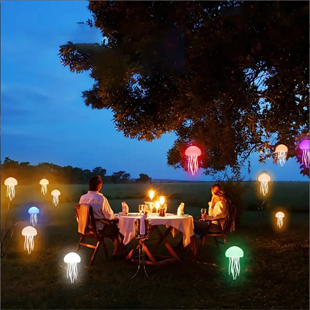 Cartoon Dancing Jellyfish Night Light