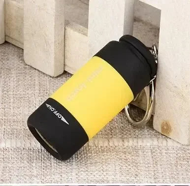Led micro pocket flashlight portable USB rechargeable keychain flashlight waterproof