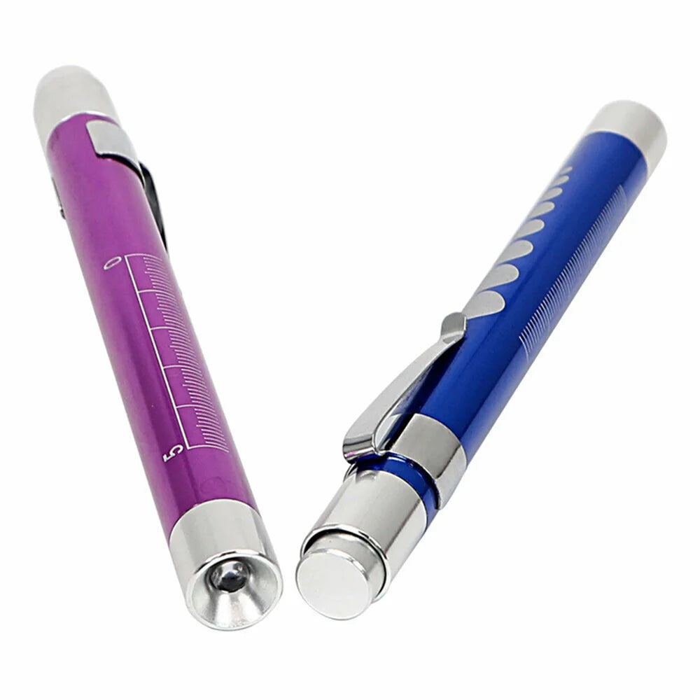 LED Flashlight Work Light First Aid Pen Pocket Light