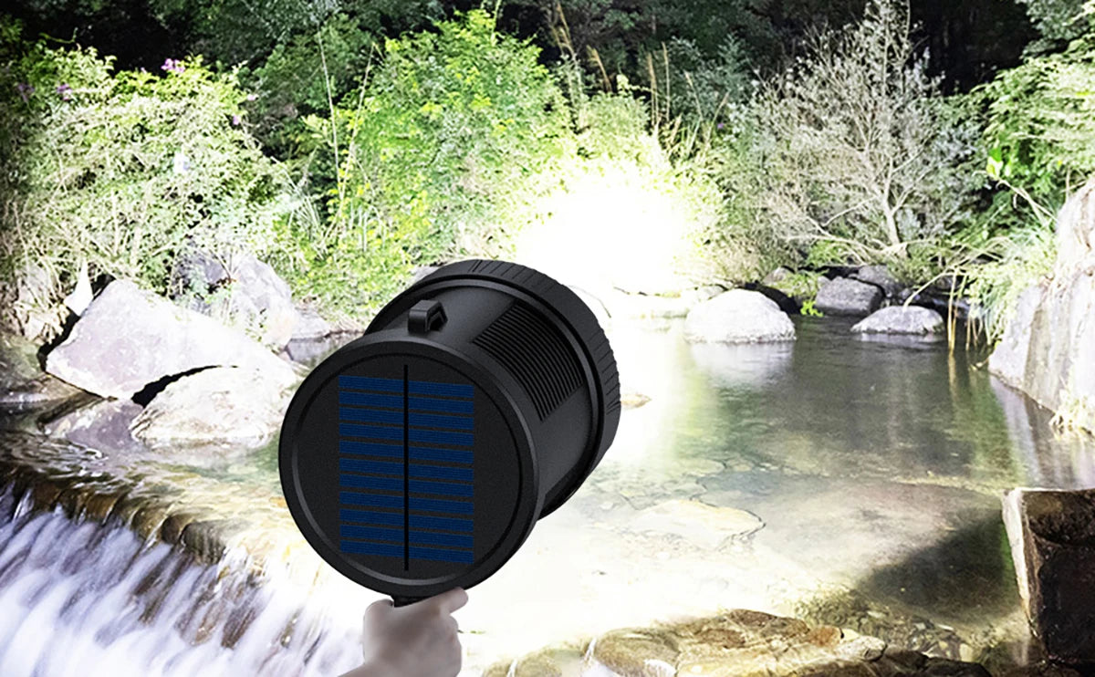 Rechargeable Super Bright Outdoor Solar Spotlights Searchlight