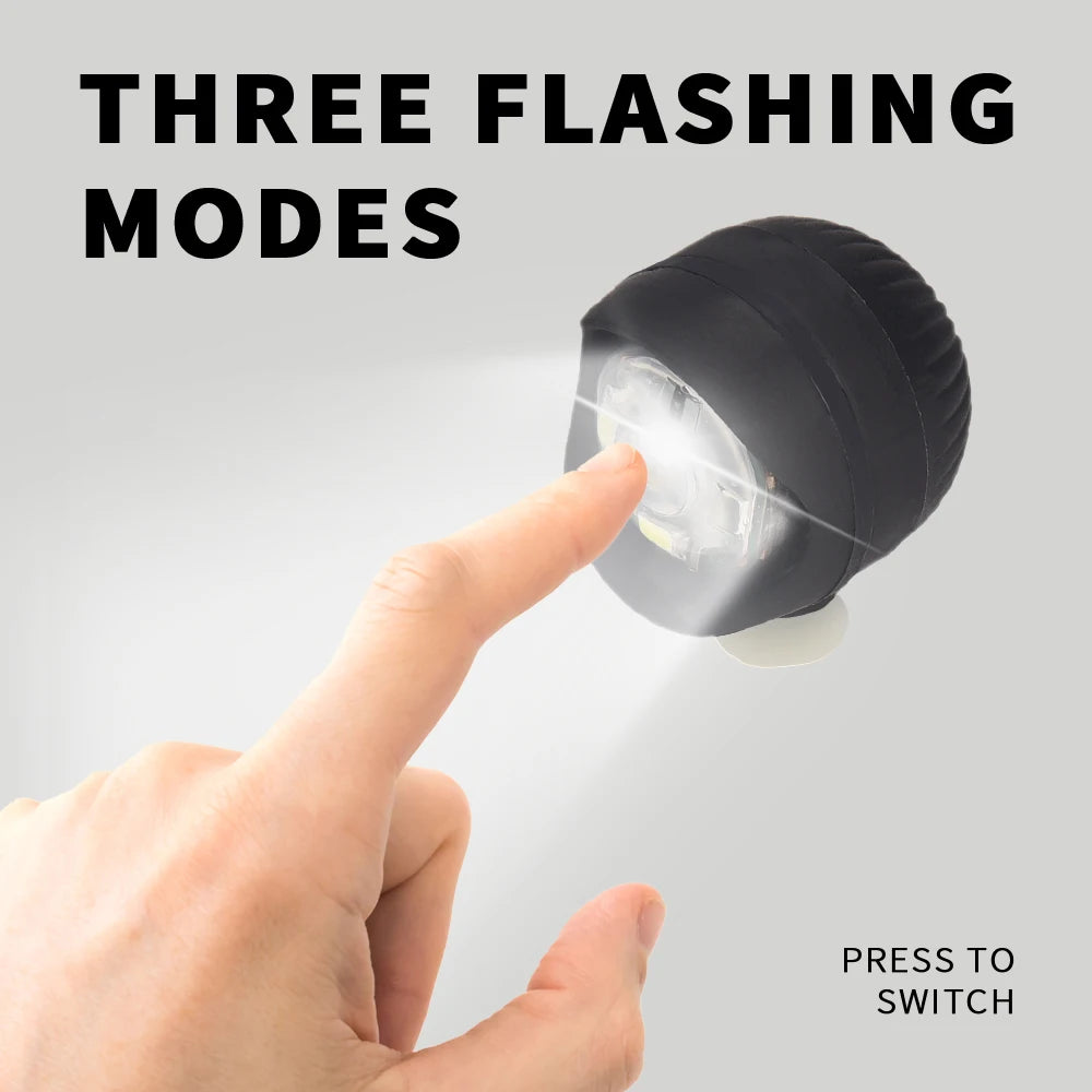 2pcs PVC LED Shoe Lights Charms Accessories for Night Rides