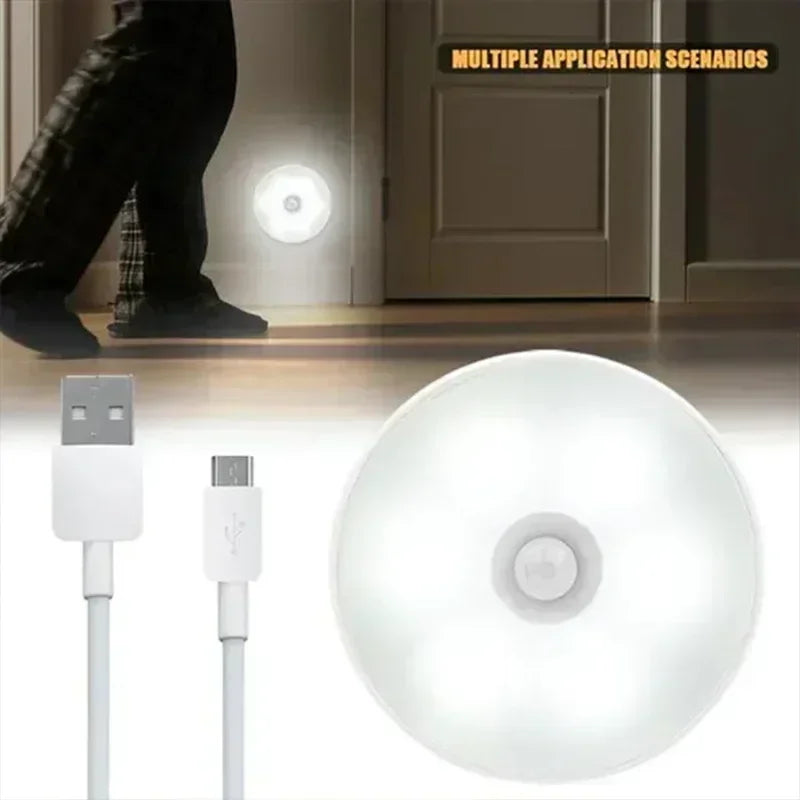 LED Night Light Motion Sensor Light (Rechargeable)