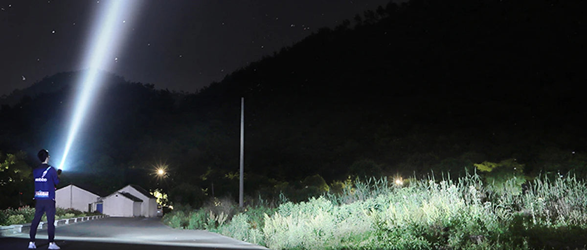 Rechargeable Super Bright Outdoor Solar Spotlights Searchlight