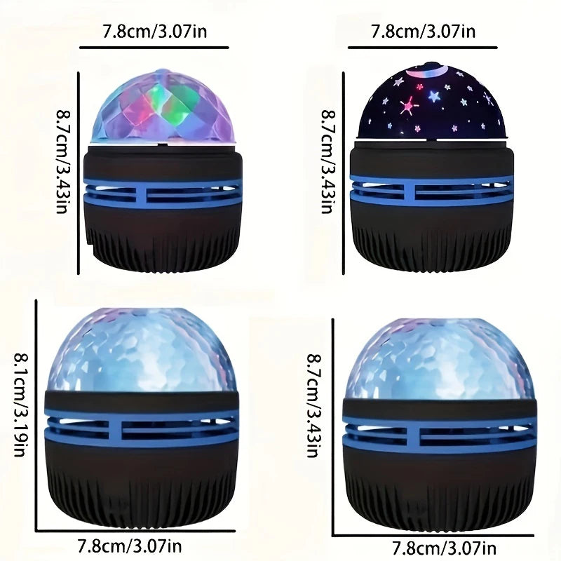 NEW Projector Light With 7 Color Patterns & Remote Control, Polar Projector Night Light