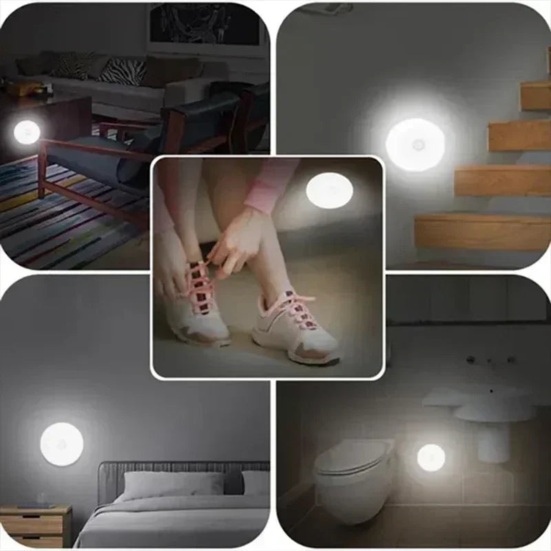 LED Night Light Motion Sensor Light (Rechargeable)