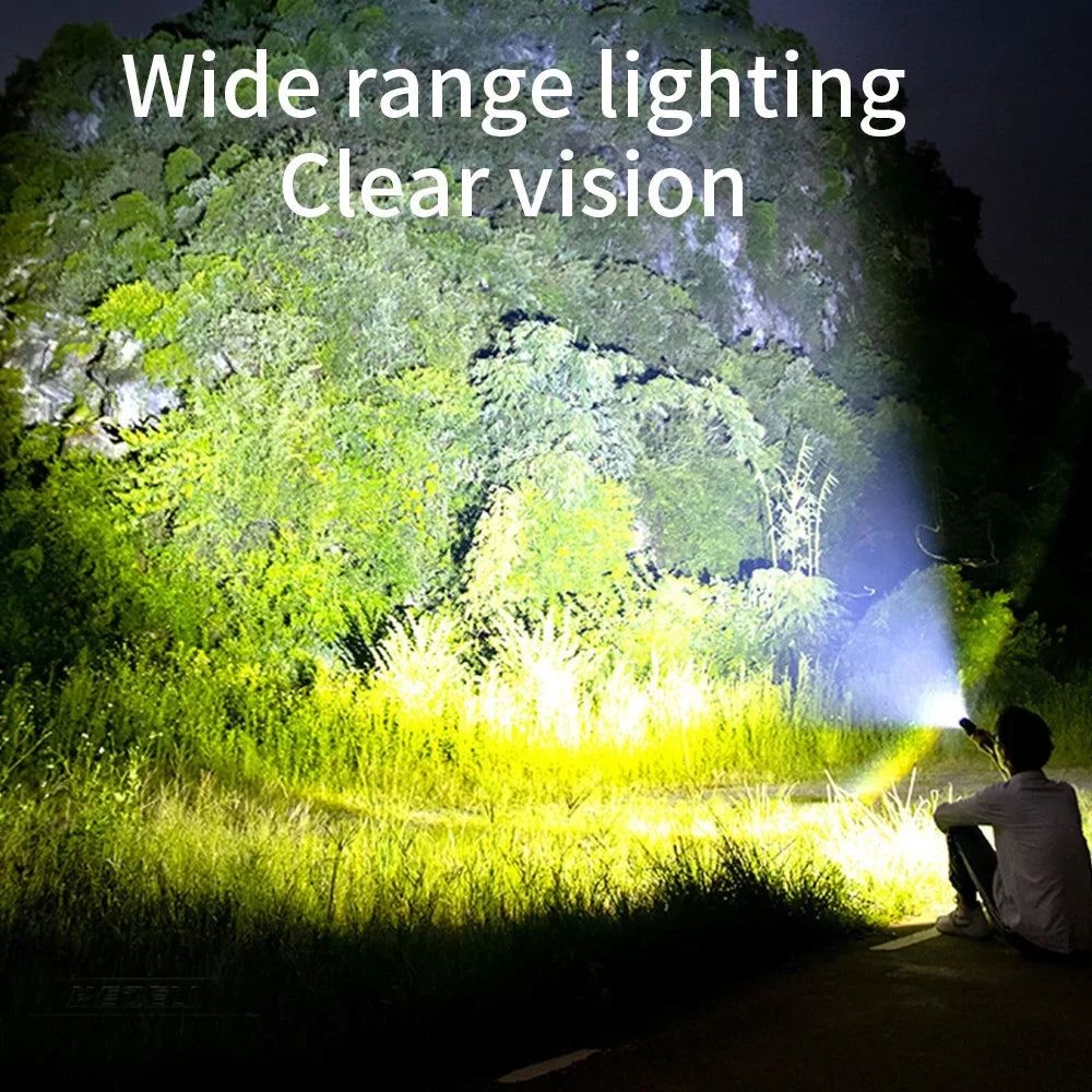 Rechargeable LED Flashlights 990000 Lumens Super Bright Portable Flashlights